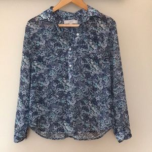 LOFT Blouse - beautiful floral pattern!